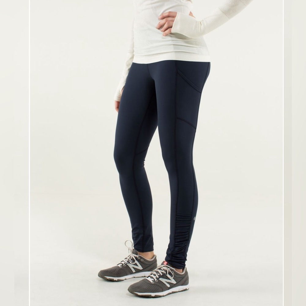 Lululemon Speed Tight *CozyInkwell / Hyper Stripe Green Bean size 6 MC1 - Picture 4 of 9